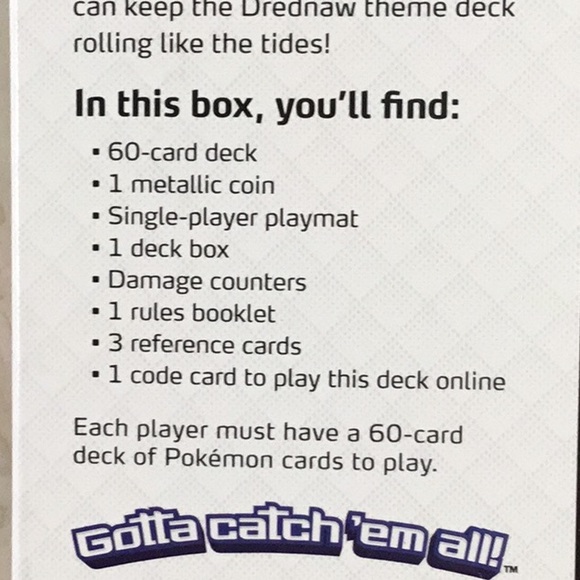 Pokemon Drednaw 2020 Sword & Shield Vivid Voltage Theme Deck Cards New SWSH - Picture 4 of 12